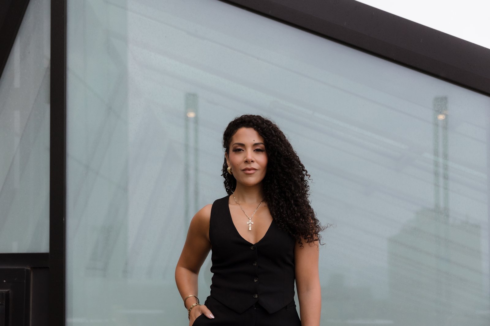Verena Rizg, clinician, author and keynote speaker, on the Halifax Central Library rooftop, August 2026